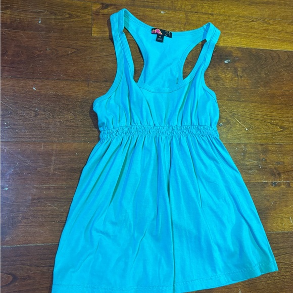 Stylish Turquoise babydoll top - Picture 1 of 1